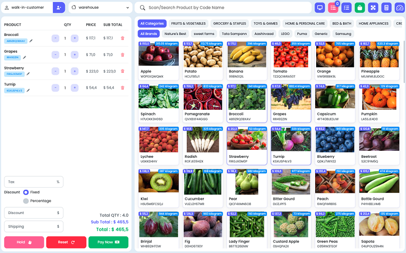 POS Screen